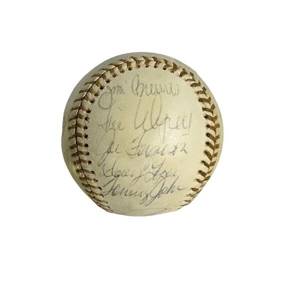 1970s Los Angeles Dodgers Signed Baseball - Picture 8 of 9